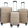 LITTLE MARCEL Set de x3 Valises Rigide ABS Gold
