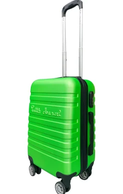 LITTLE MARCEL Set de x3 Valises Rigide ABS Vert Fluo