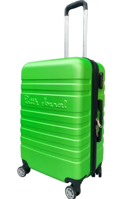 LITTLE MARCEL Set de x3 Valises Rigide ABS Vert Fluo