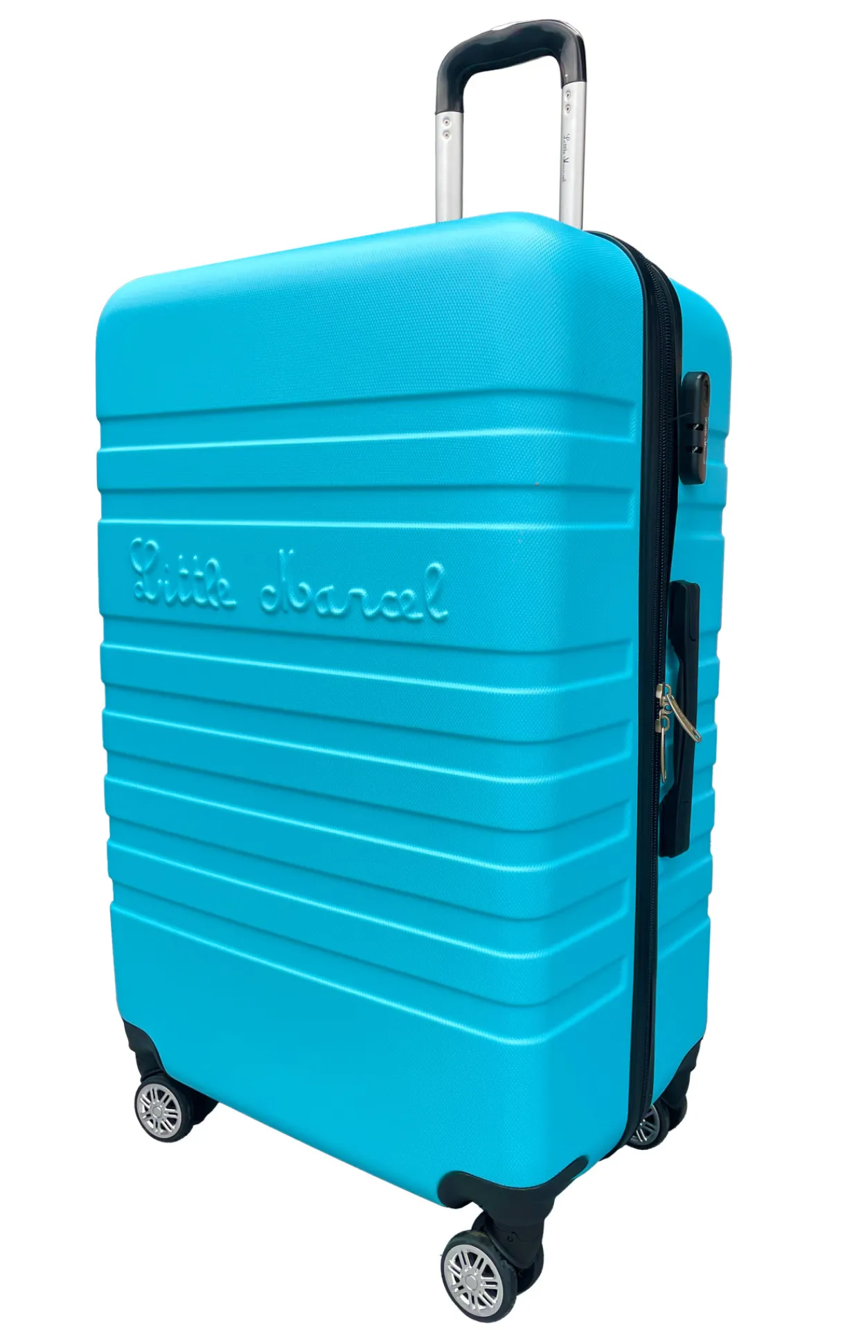 LITTLE MARCEL Set de x3 Valises Rigide ABS Bleu