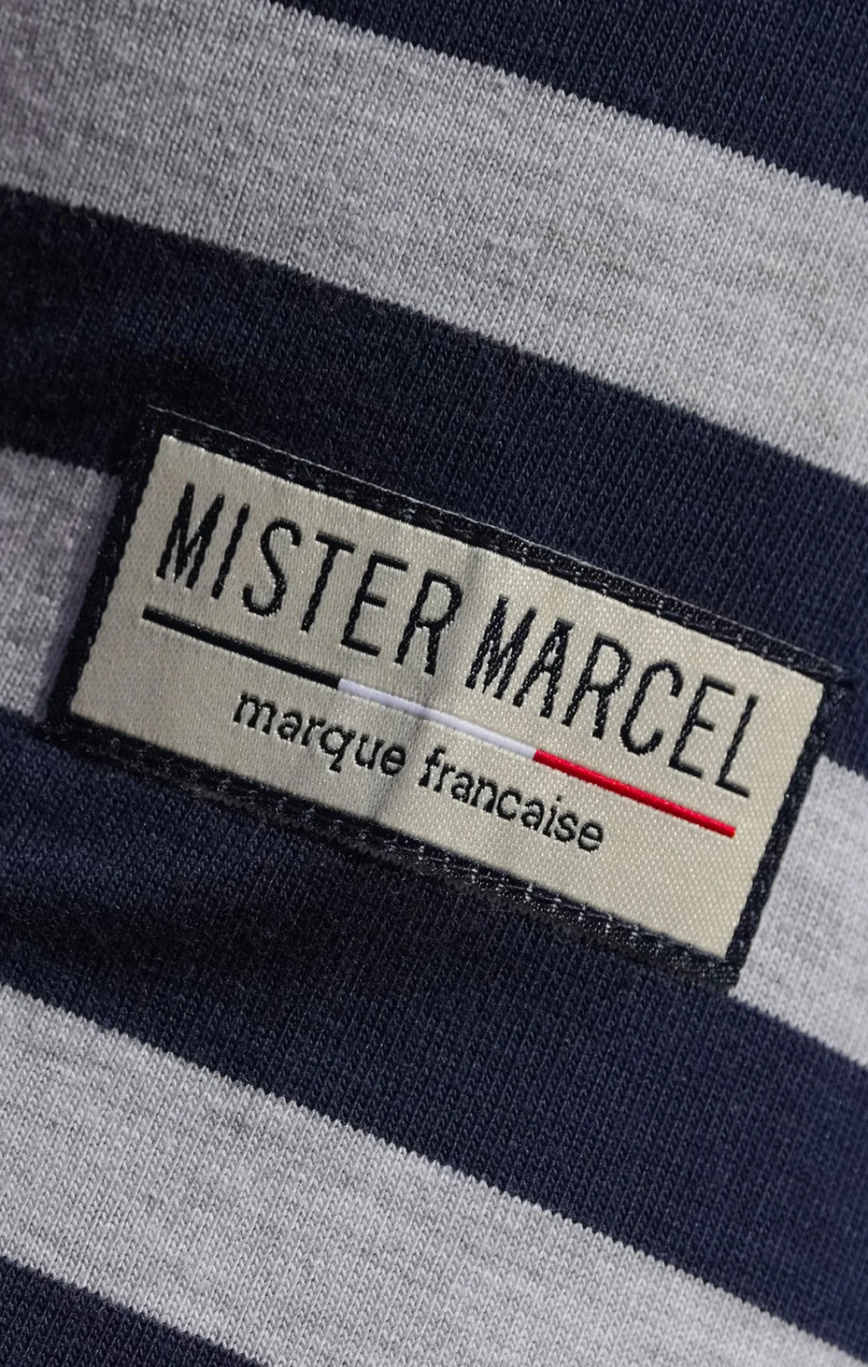 Homme LITTLE MARCEL Sweat à Capuche Homme PLATON GRIS CHINE MARINE
