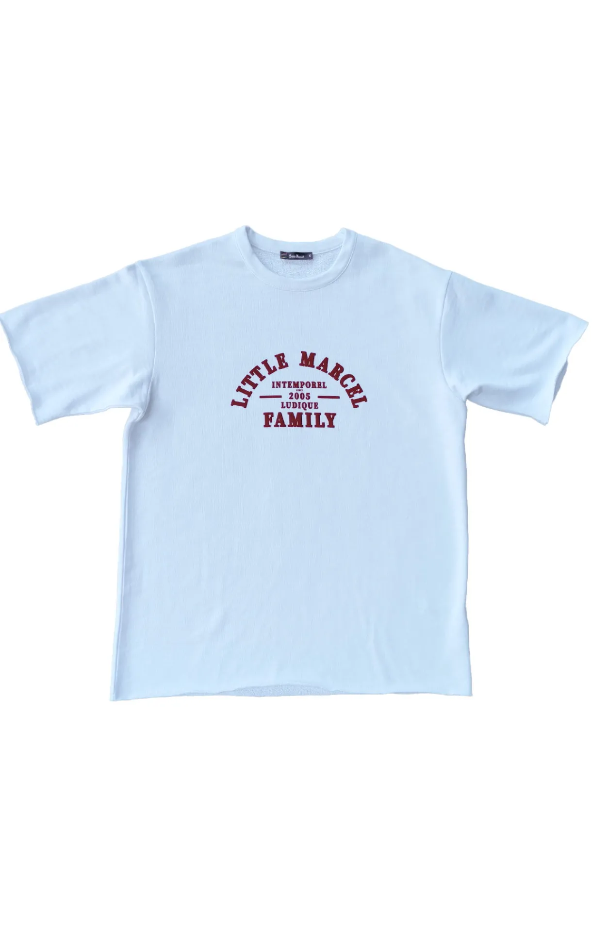 Femme LITTLE MARCEL Sweat Femme CHLOE BLANC/ROUGE