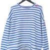 Femme LITTLE MARCEL Sweat Femme SIDY BLANC/BLEU