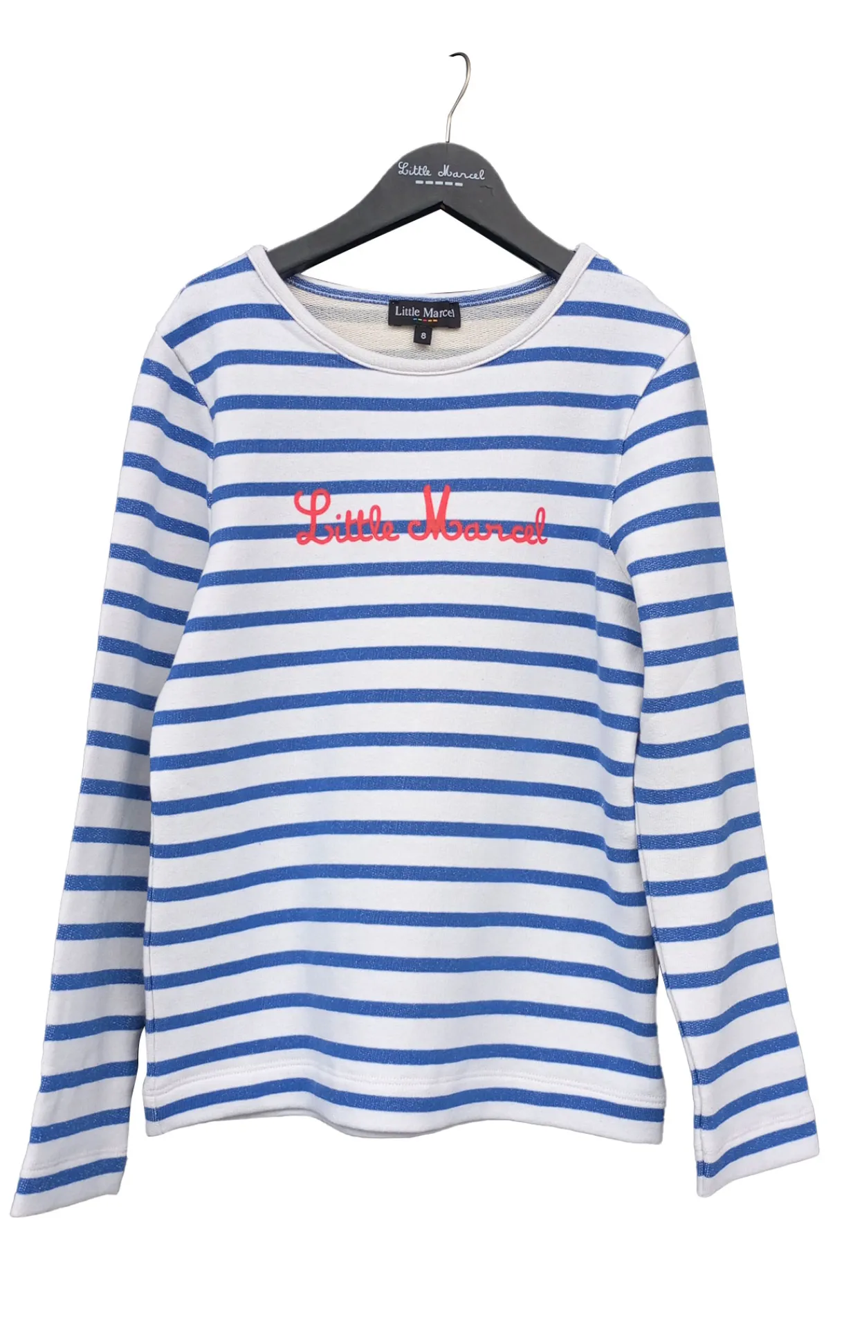 Enfant LITTLE MARCEL Sweat Fille SARAH BLANC/BLEU