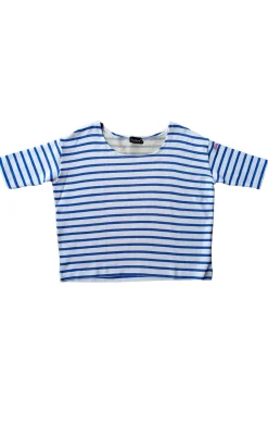Femme LITTLE MARCEL Sweat SYDNEY Femme Blanc/Bleu