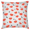 LITTLE MARCEL TAIE D’OREILLER COTON KISS MULTI 50X50