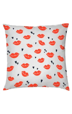 LITTLE MARCEL TAIE D’OREILLER COTON KISS MULTI 50X50