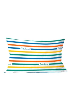LITTLE MARCEL TAIE D’OREILLER COTON LITTLE MARIN TC MULTI 50X30 cm