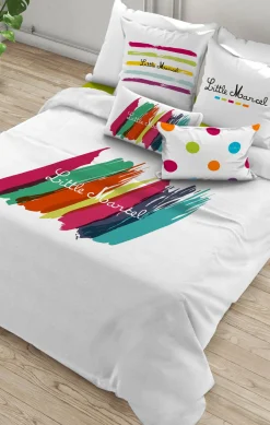 LITTLE MARCEL TAIE D’OREILLER COTON MANS CP MULTI 50X70 (2)