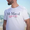 Homme LITTLE MARCEL Tee-shirt Manche Courtes homme Mister Marcel MISTER BLANC
