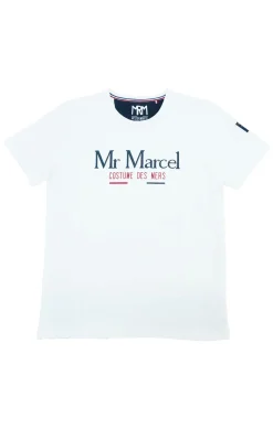 Homme LITTLE MARCEL Tee-shirt Manche Courtes homme Mister Marcel MISTER BLANC