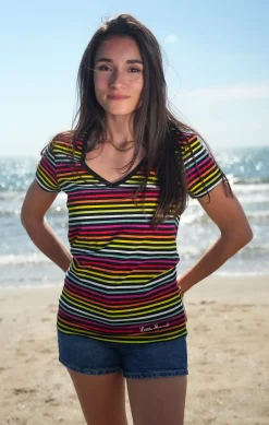 Femme LITTLE MARCEL Tee-shirt manches courtes femme ALEXINA MC MULTI 001FN