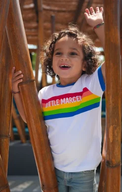 Enfant LITTLE MARCEL Tee-Shirt Manches Courtes Enfant Garçon TORAC BLANC