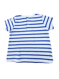LITTLE MARCEL Tee-shirt Manches Courtes Bébé Marin bleu