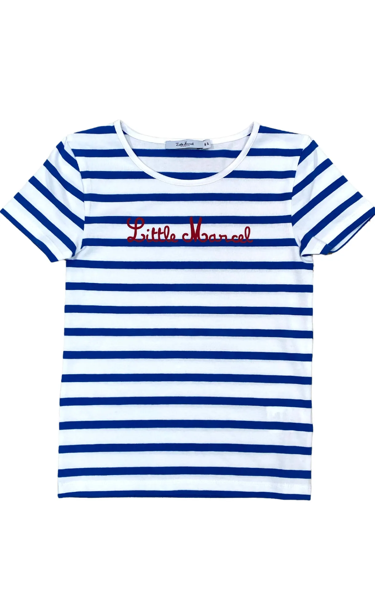 Enfant LITTLE MARCEL Tee-Shirt Manches Courtes Enfant Fille TORCADI BLANC BLEU