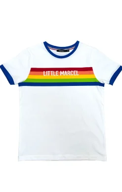 Enfant LITTLE MARCEL Tee-Shirt Manches Courtes Enfant Garçon TORAC BLANC