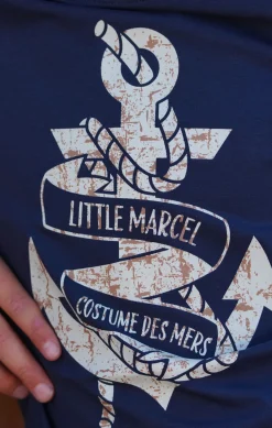 Enfant LITTLE MARCEL Tee-Shirt Manches Courtes Enfant Garçon TIANCRE MARINE