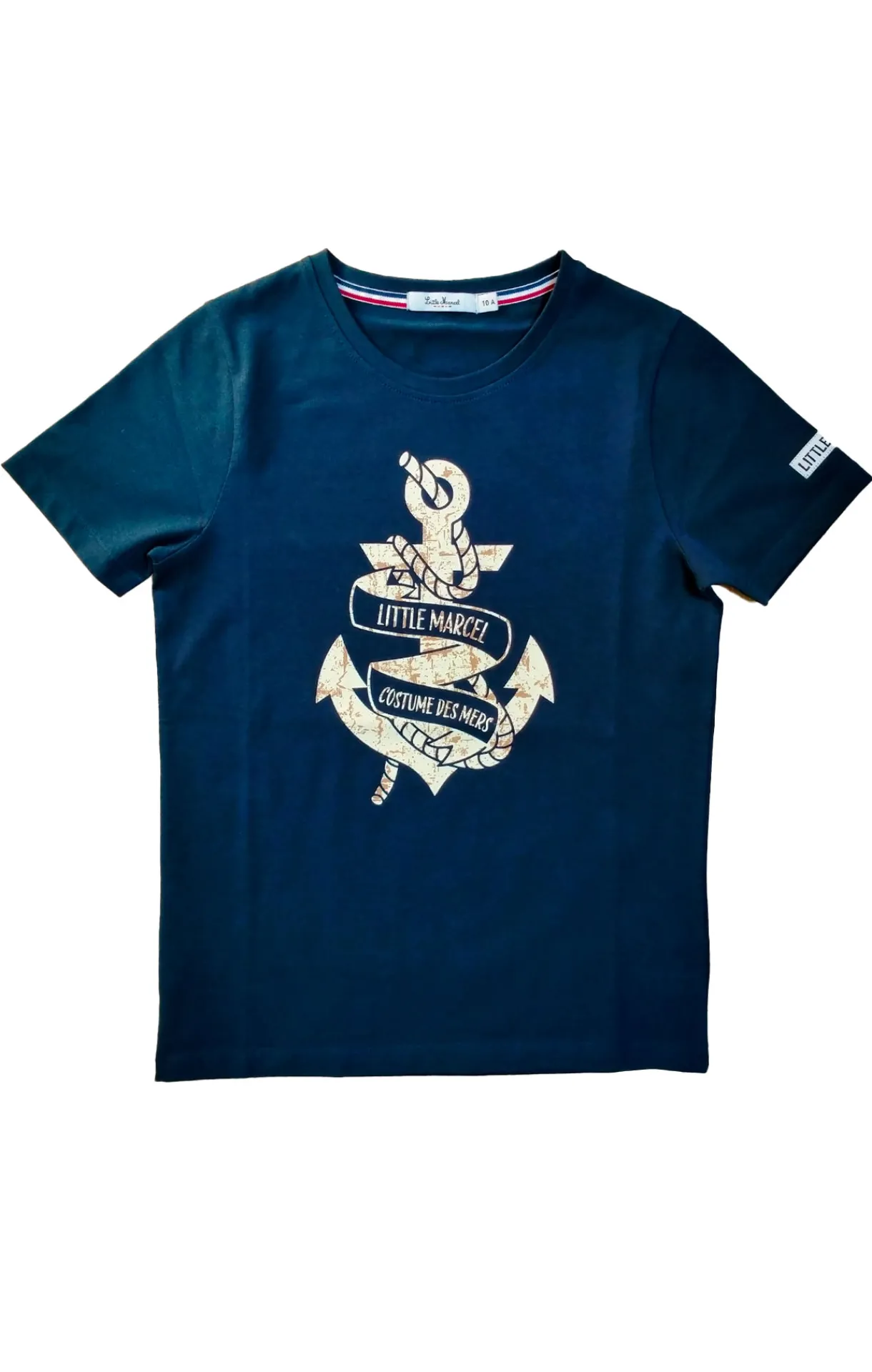 Enfant LITTLE MARCEL Tee-Shirt Manches Courtes Enfant Garçon TIANCRE MARINE
