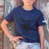 Enfant LITTLE MARCEL Tee-shirt Manches Coutes Enfant Garçon TIPIRATE MC MARINE