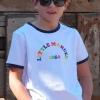 Enfant LITTLE MARCEL Tee-shirt Manches Coutes Enfant Garçon TICOLOR BLANC