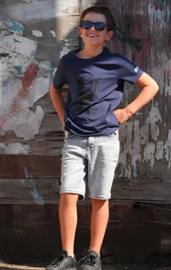 Enfant LITTLE MARCEL Tee-shirt Manches Coutes Enfant Garçon TIPIRATE MC MARINE