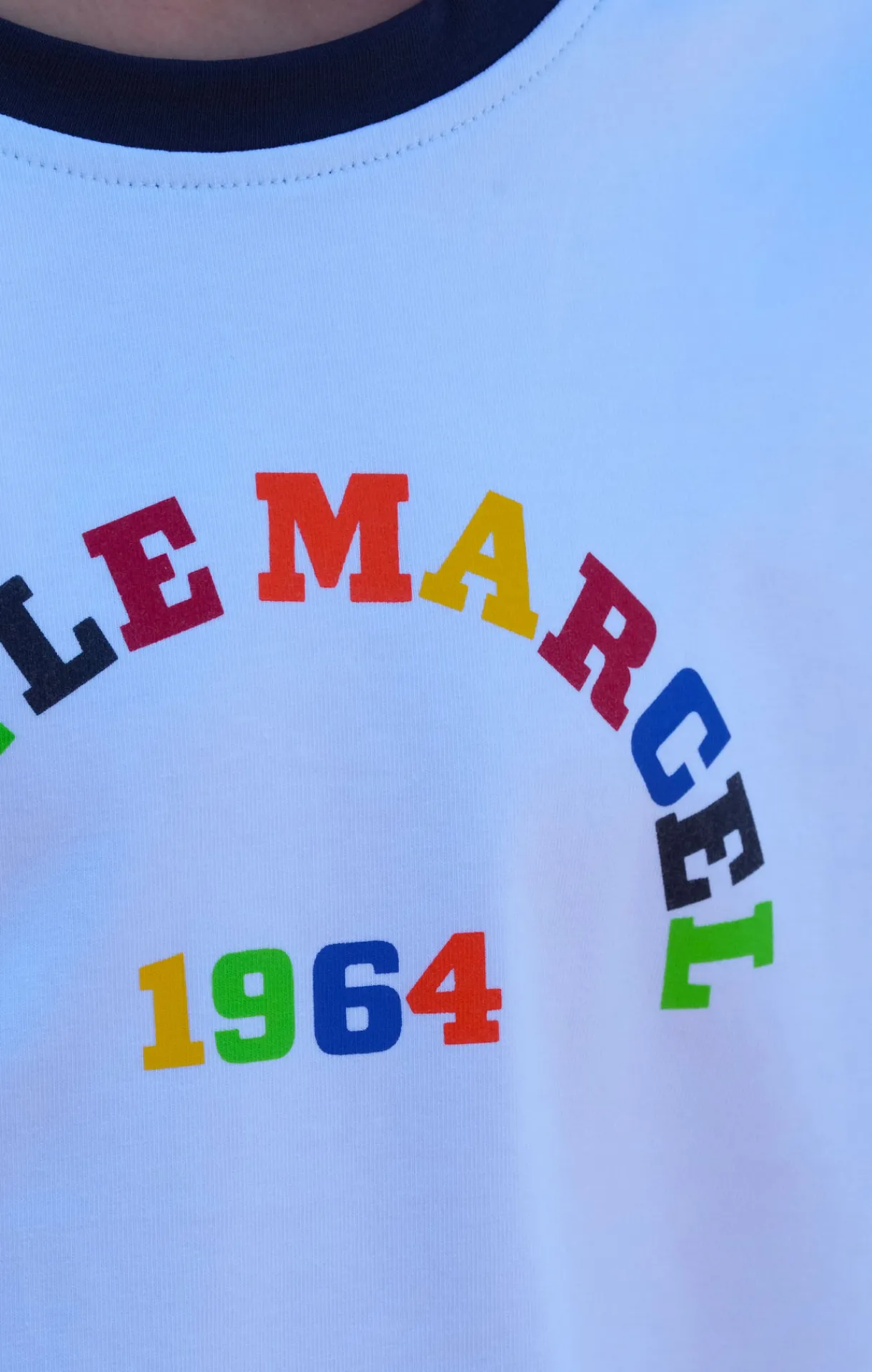 Enfant LITTLE MARCEL Tee-shirt Manches Coutes Enfant Garçon TICOLOR BLANC