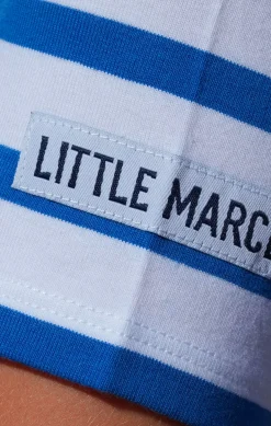 Enfant LITTLE MARCEL Tee-shirt Manches Coutes Enfant Garçon TIFISH BLANC BLEU