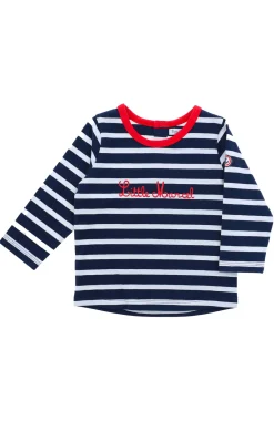LITTLE MARCEL T-shirt Manches Longues Bébé Rayé