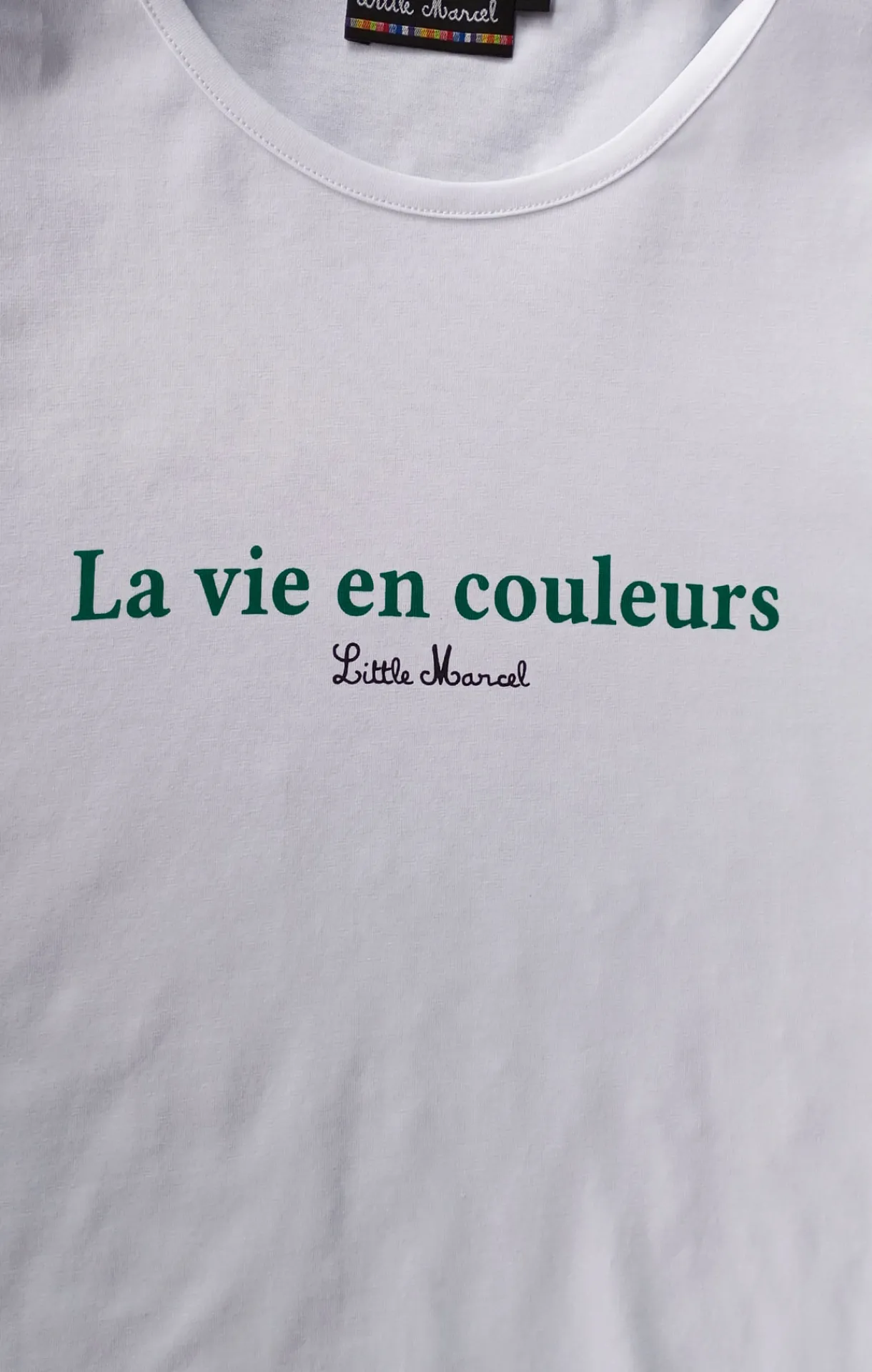 Femme LITTLE MARCEL T-shirt mc Femme LASSANA BLANC