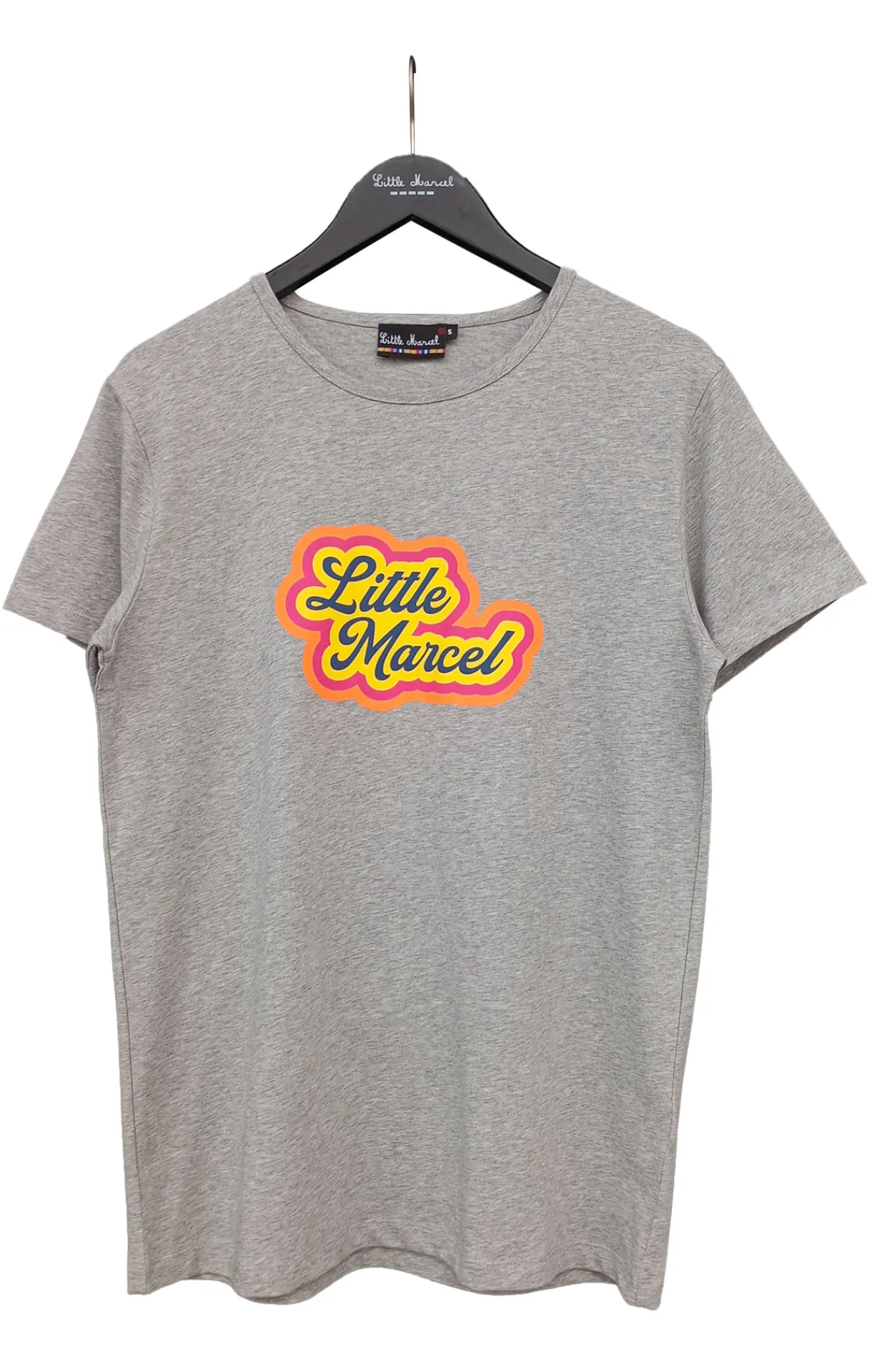 Femme LITTLE MARCEL T-shirt mc Femme LASSANA GRIS CHINE