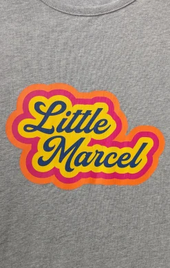 Femme LITTLE MARCEL T-shirt mc Femme LASSANA GRIS CHINE