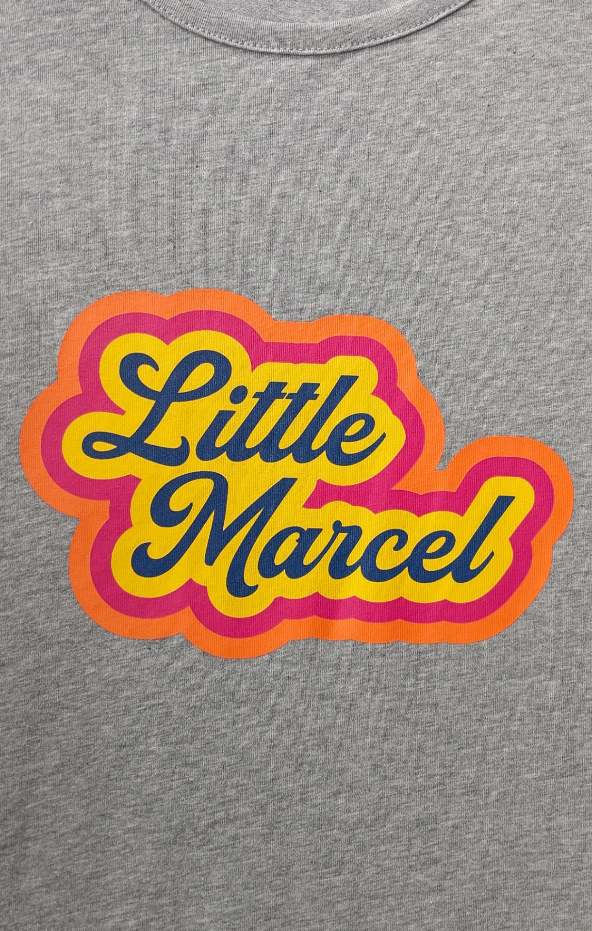Femme LITTLE MARCEL T-shirt mc Femme LASSANA GRIS CHINE