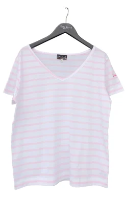 Femme LITTLE MARCEL T-shirt mc Femme THALIA BLANC/ROSE