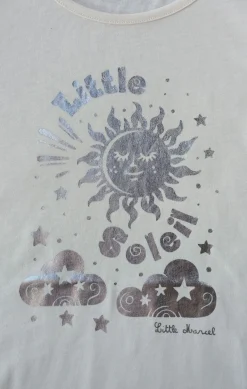Enfant LITTLE MARCEL T-shirt mc Fille ELIA ECRU