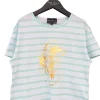 Enfant LITTLE MARCEL T-Shirt mc Fille THEA BIS BLANC/VERT