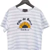 Enfant LITTLE MARCEL T-Shirt mc Fille THEA BIS BLANC/GRIS