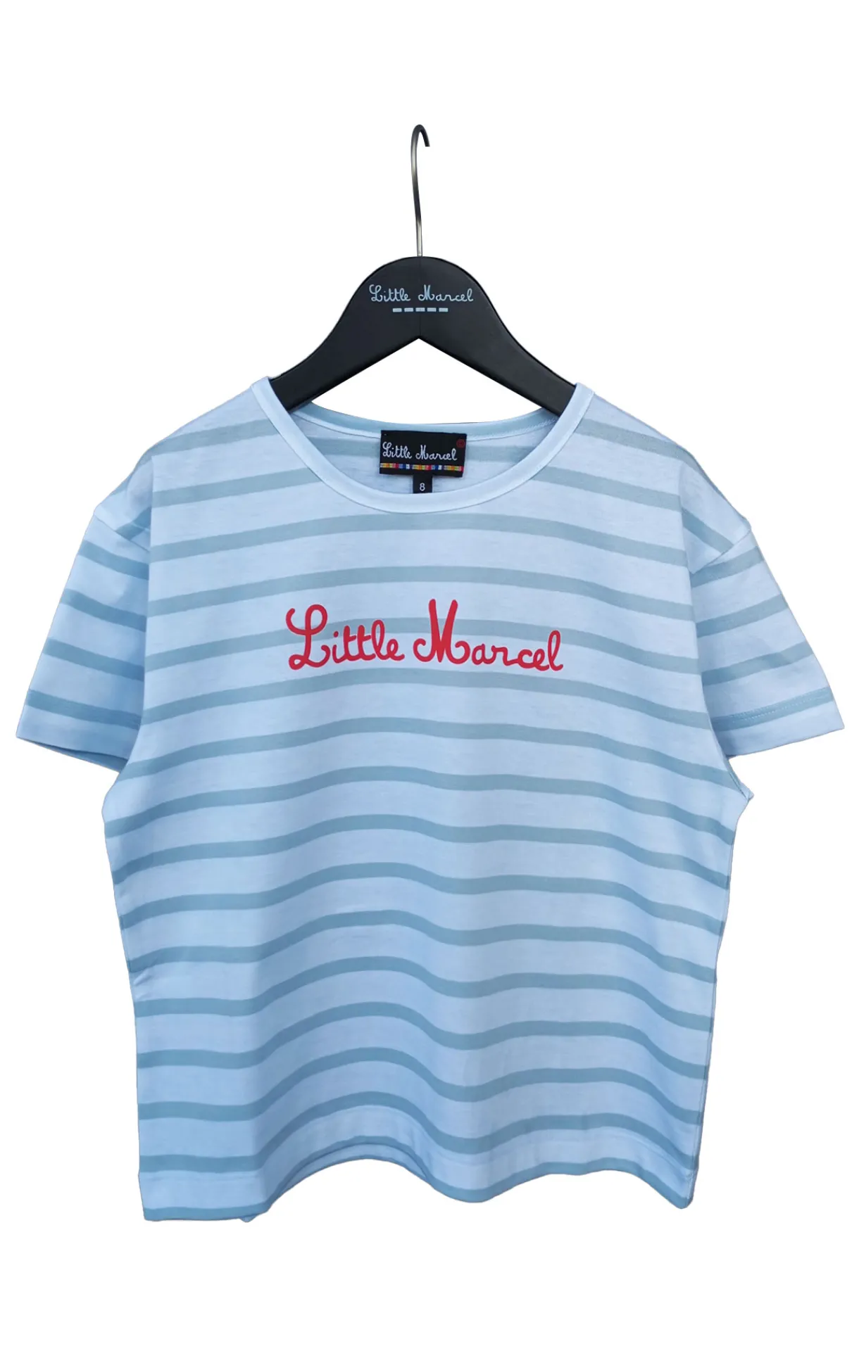 Enfant LITTLE MARCEL T-shirt mc Fille THEA BLANC/GRIS