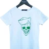 Enfant LITTLE MARCEL T-shirt mc Garçon  AURELIEN BLANC