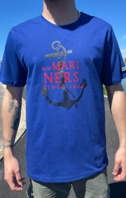 Homme LITTLE MARCEL T-shirt mc Homme ARTUS BLEU ROI