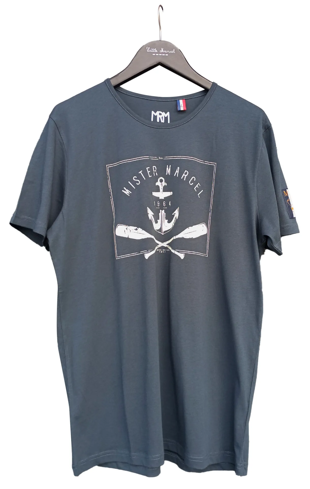 Homme LITTLE MARCEL T-shirt mc Homme FRANCIS GRIS FONCÉ