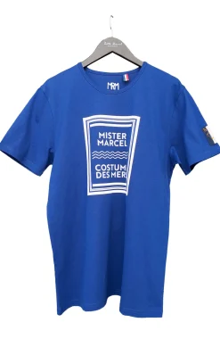 Homme LITTLE MARCEL T-shirt mc Homme MIGUEL BLEU ROI