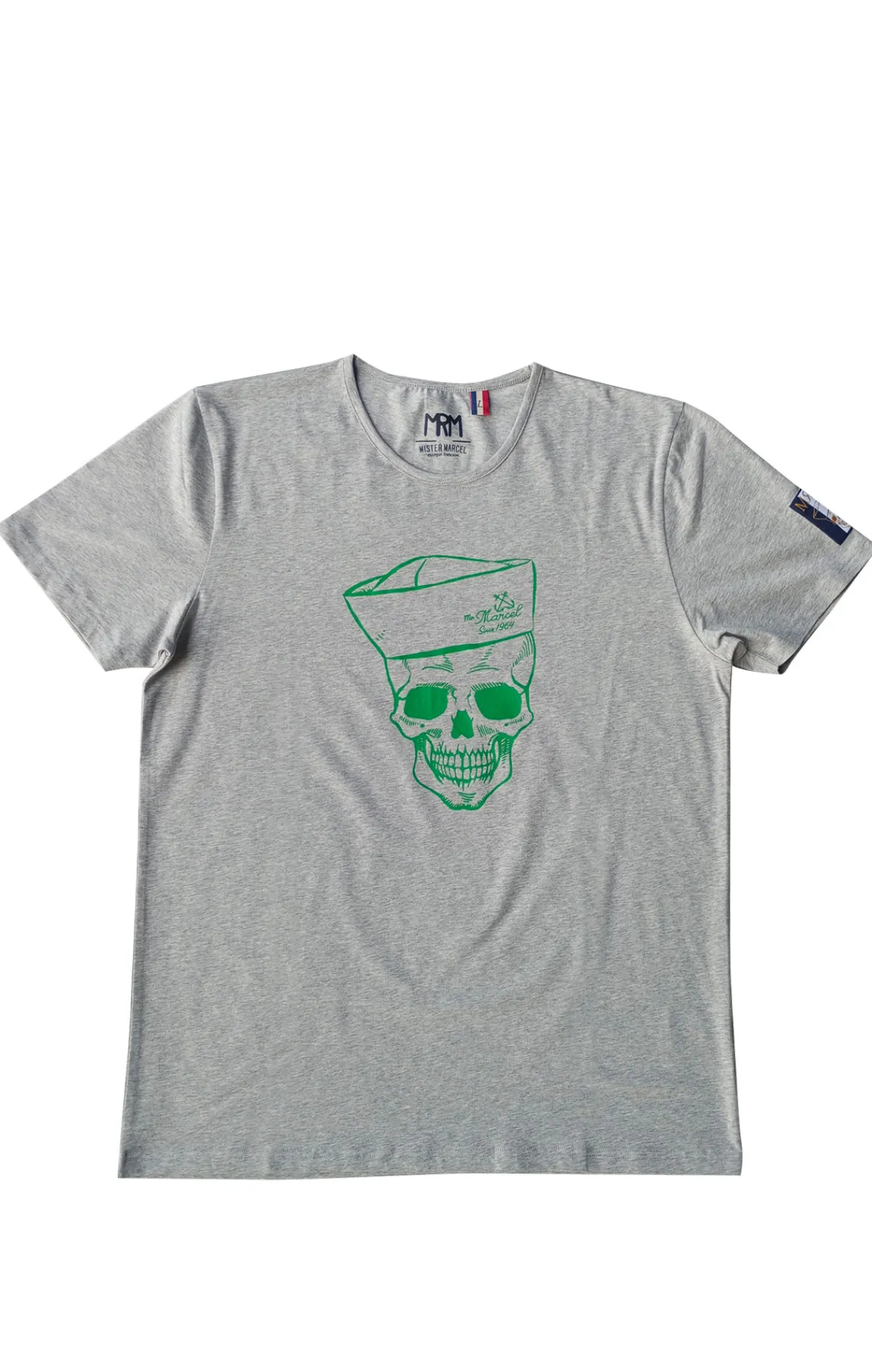 Homme LITTLE MARCEL T-shirt mc Homme TISKULLS GRIS CHINE