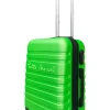 LITTLE MARCEL Valise Cabine 55 cm Rigide ABS Vert Fluo