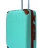 LITTLE MARCEL Valise Cabine 55 cm Rigide ABS Vert pastel