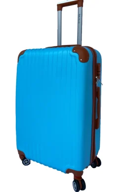 LITTLE MARCEL Valise Cabine 55 cm Rigide ABS Bleu Pastel