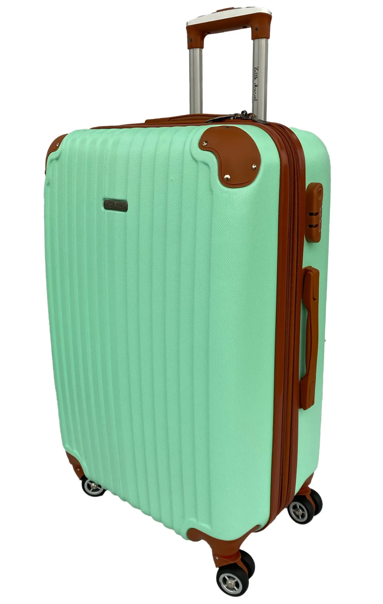 LITTLE MARCEL Valise Cabine 51 cm Rigide ABS Vert Pastel