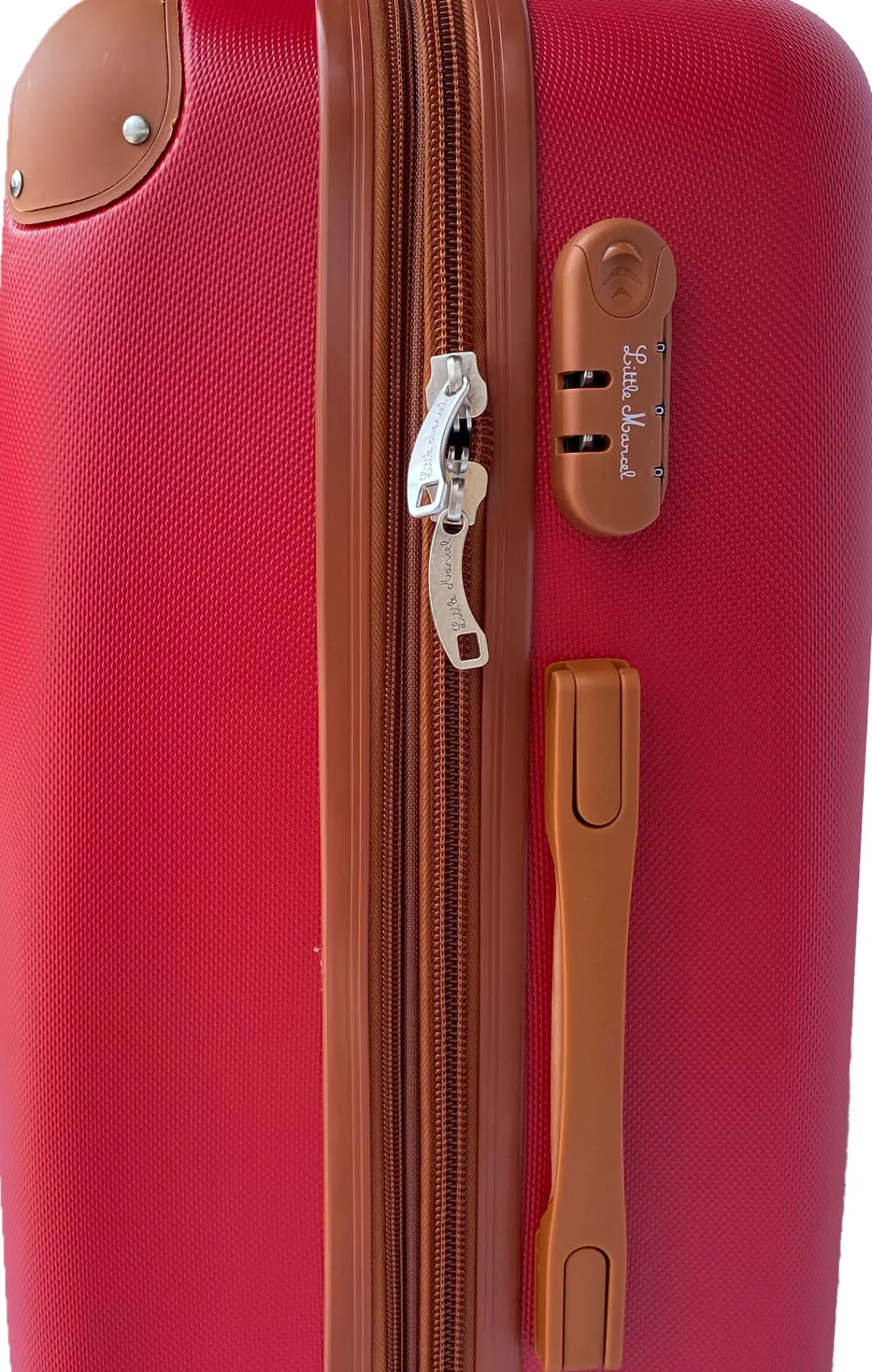 LITTLE MARCEL Valise Cabine 55 cm Rigide ABS Rouge