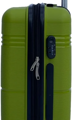 LITTLE MARCEL Valise Cabine 55 cm Rigide PP Anis