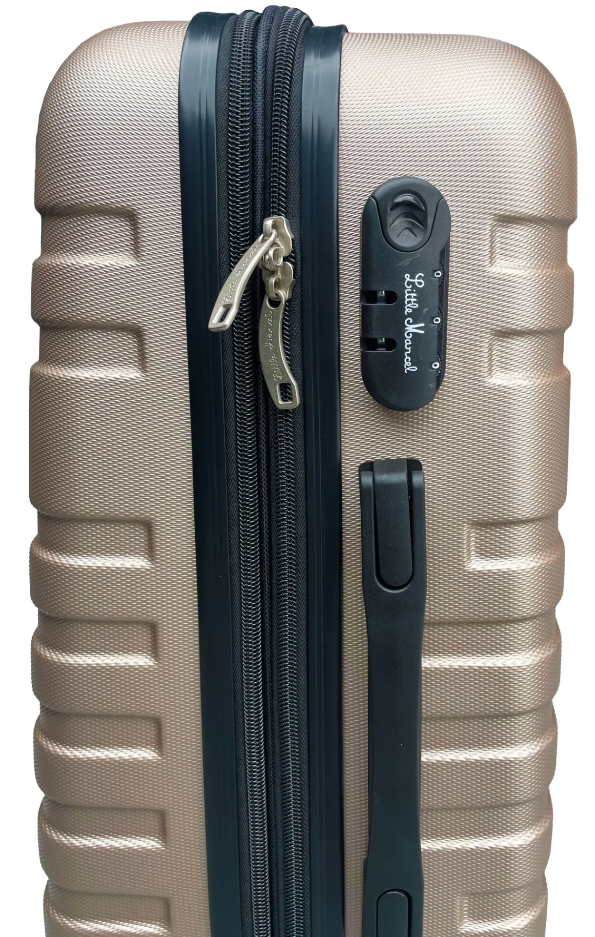 LITTLE MARCEL Valise Grande taille 75 cm Rigide ABS Gold