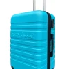 LITTLE MARCEL Valise Moyenne taille 65 cm Rigide ABS Bleu